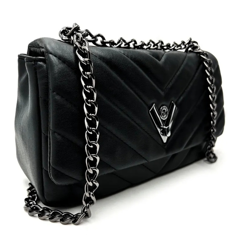 NWT Valentino Orlandi Vegan Leather Quilted Shoulder Crossbody Hybrid
